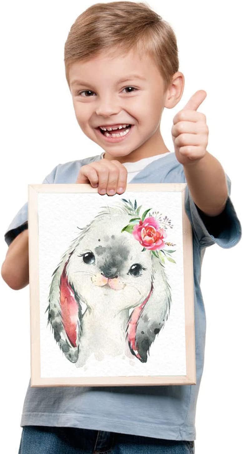 Tiwabb 6 Pack Animal Cross Stitch Kits for Adults - Stamped Crossstitching Kits Preprinted 11 Count Cross-Stitch Kit for Beginner, 11CT Prestamped Easy Pattern Needlepoint Kits Crafts for Decor 9.8x13.8inch - Image 4